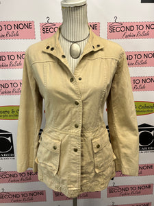 Armour Jeans Khaki Snap Jacket (Size XL)