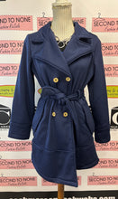 Cargar imagen en el visor de la galería, Bigchill Royal Blue Belted Coat (Size S)
