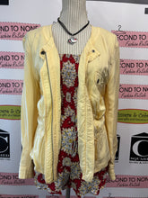 Cargar imagen en el visor de la galería, French Connection Butter Yellow Lightweight Jacket (Size 6/UK 10)
