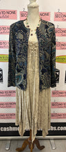 Charger l'image dans la galerie, TanJay Fashions Blue &amp; Green Paisley Jacket (Size Petite M)
