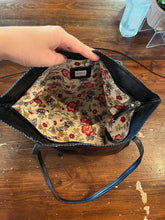 Cargar imagen en el visor de la galería, Latico Leather Navy Tote Bag

