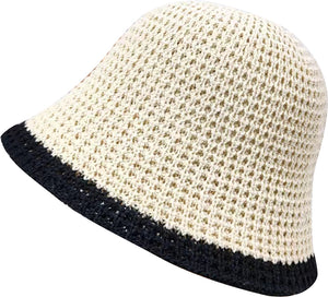 2 Tone Crochet Summer Hat (3 Colours)