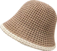 Cargar imagen en el visor de la galería, 2 Tone Crochet Summer Hat (3 Colours)
