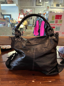 Funky Faux Leather Tote Purse