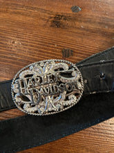 Load image into Gallery viewer, Harley Davidson Bling Buckle Leather Belt (Size L/38-40 - AS IS)
