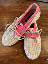 Load image into Gallery viewer, Sperry Sequin &amp; Plaid Top Sider Boat Shoes (Size 5)
