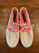 Load image into Gallery viewer, Sperry Sequin &amp; Plaid Top Sider Boat Shoes (Size 5)
