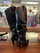 Load image into Gallery viewer, Faux Leather &amp; Suede Slouchy Boots (Size 10)
