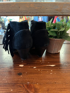 Fringe Ankle Boots (Size 6.5/7)