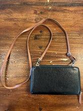 Load image into Gallery viewer, The Sak Black and Brown Leather Crossbody
