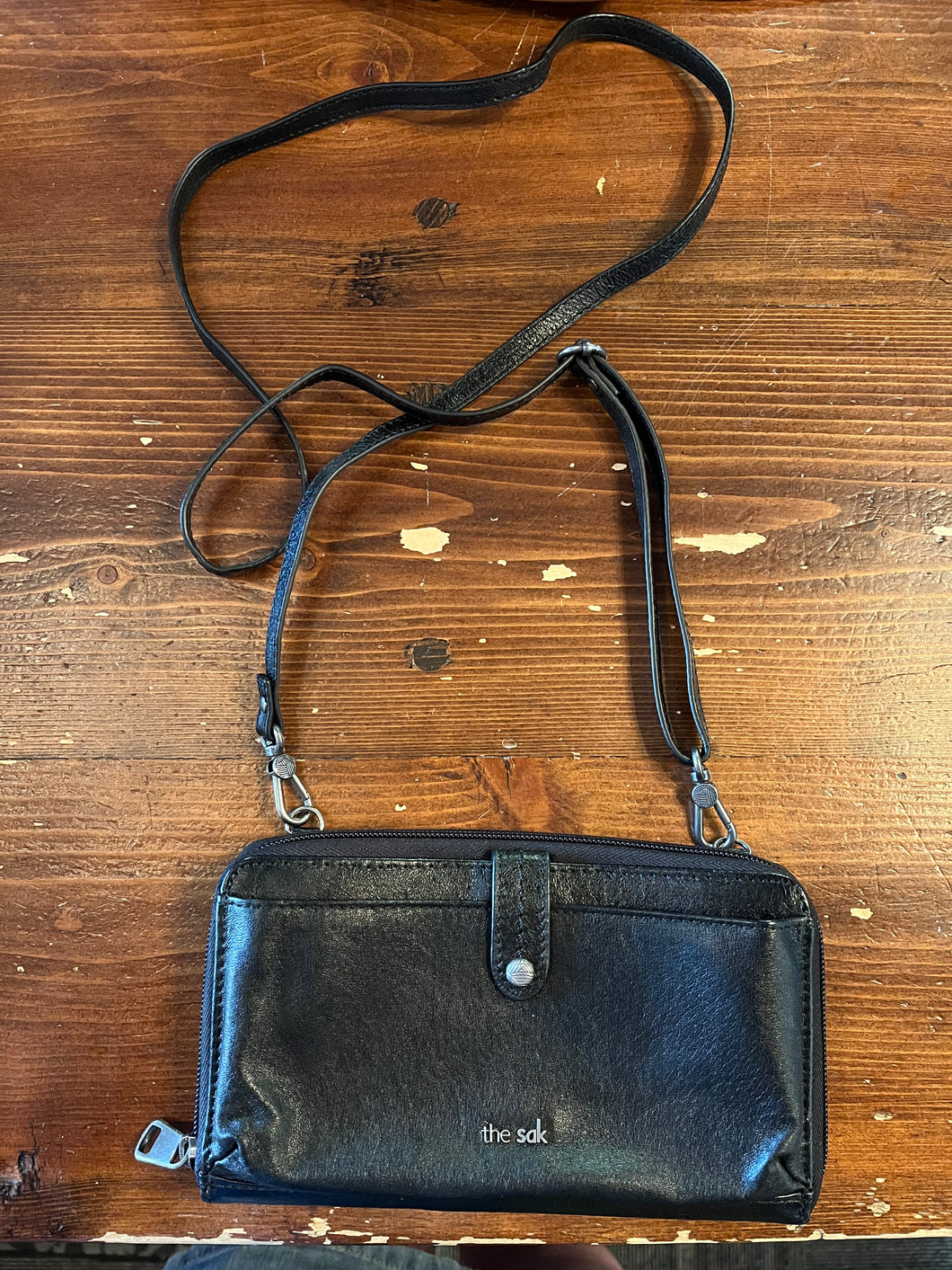 The Sak Leather Wallet with Strap