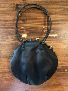 Black Sequins Evening Bag