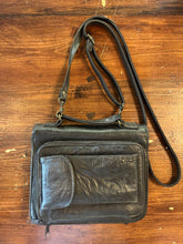Load image into Gallery viewer, Black Leather Crossbody
