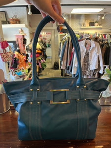 Avon Blue Tote Purse (With interior organizers!)