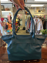 Cargar imagen en el visor de la galería, Avon Blue Tote Purse (With interior organizers!)
