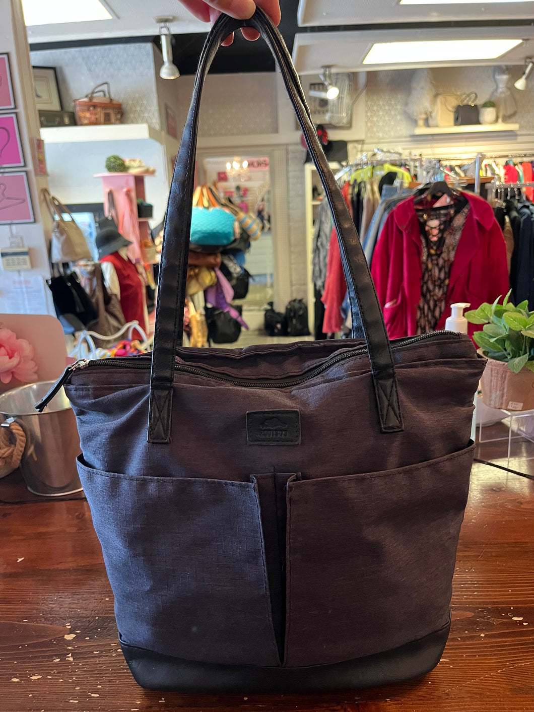Roots Black Lunch Bag