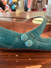 Charger l&#39;image dans la galerie, Turquoise Leather Ballet Flats (Size 7)
