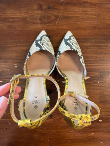 Call It Spring Snake Print Stiletto Heels (Size 10)