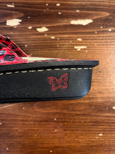 Cargar imagen en el visor de la galería, Alegria Printed Red Leather Sandals (Size 8)
