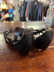 Harley Davidson Strappy Black Sandals (Size 8.5)