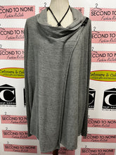 Load image into Gallery viewer, Alfred Sung Wrap Front Buckle Cardigan (Size XL)
