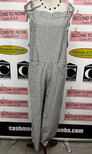 Charger l&#39;image dans la galerie, Blue &amp; White Cotton Striped Jumpsuit (Size XL)
