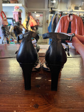 Load image into Gallery viewer, L.K. Bennet Black and Ivory Leather Heels (Size 9)

