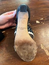 Load image into Gallery viewer, L.K. Bennet Black and Ivory Leather Heels (Size 9)
