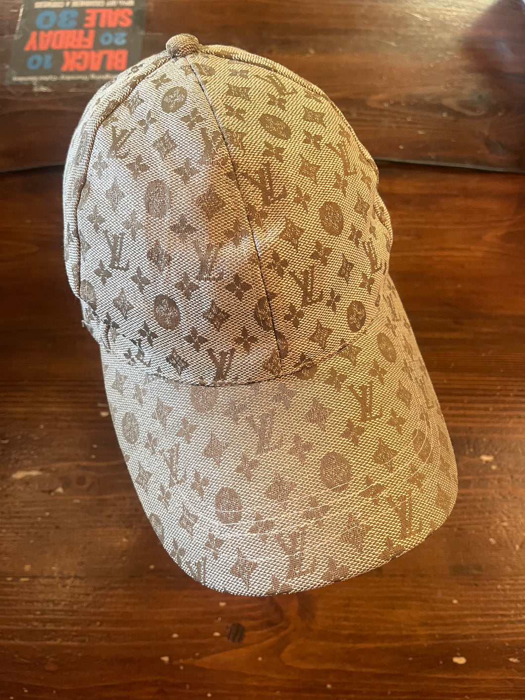Vintage Louis Vuitton Logo Brimmed Hat