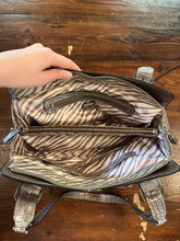 Load image into Gallery viewer, Vintage Monogram and Snakeskin Guess Purse
