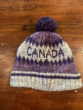 Load image into Gallery viewer, Roots Kids Purple &amp; Grey Toque
