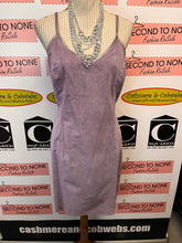 Load image into Gallery viewer, Stunning Danier Leather Lilac Dress &amp; Blazer Set (Size L)
