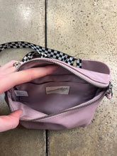 Load image into Gallery viewer, Purple and Checkers Fanny Pack
