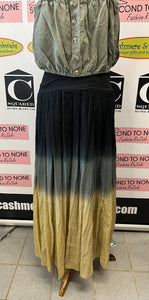 Tonal Ombré Wide Band Skirt (Size L)