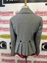 Load image into Gallery viewer, Dramatic Sleeve Houndstooth Jacket (Size 14P)
