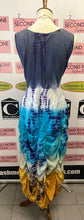 Cargar imagen en el visor de la galería, Ombre Tie Dye Maxi Dress (Size XL)
