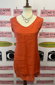 NWT Orange Layered Tank (Size L)