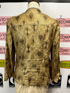 Chico’s Metallic Gold Jacket (Size M/Chico’s 1)