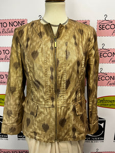 Chico’s Metallic Gold Jacket (Size M/Chico’s 1)