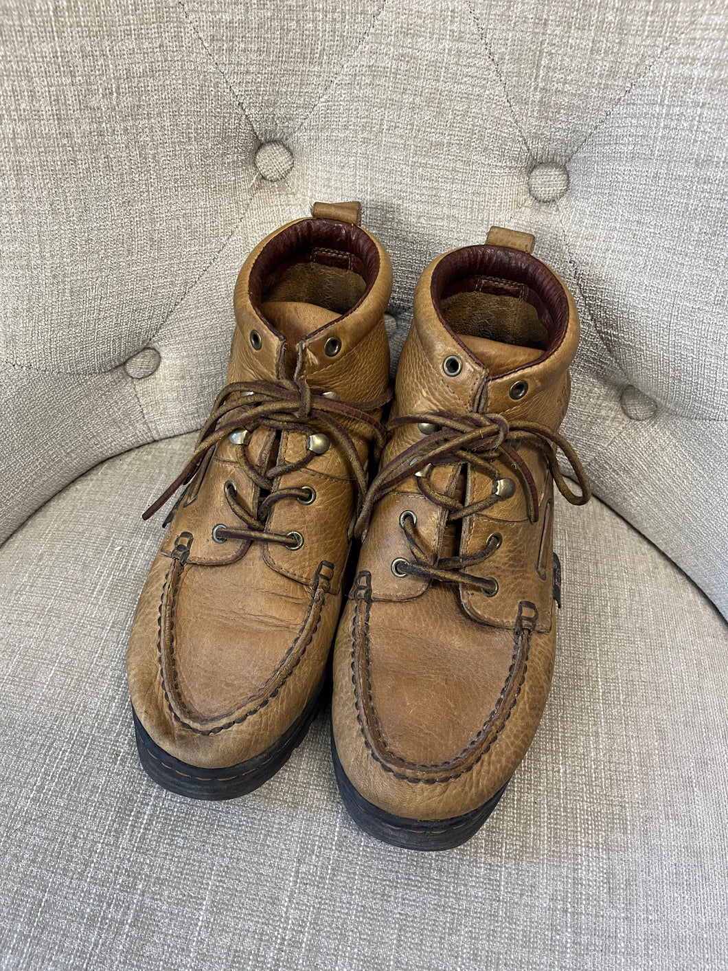 “Justin” Leather Work Style Boots (Size 6.5)