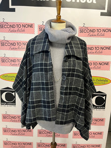 Plaid Sherlock Holmes Cape (One Size)