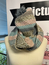 Load image into Gallery viewer, Steve Madden Scarf + Pompom Toque Set
