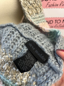 Steve Madden Scarf + Pompom Toque Set