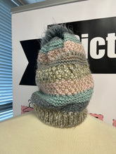 Load image into Gallery viewer, Steve Madden Scarf + Pompom Toque Set
