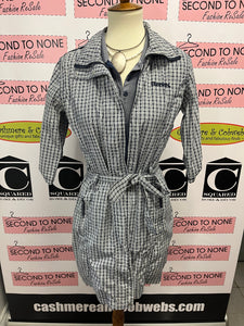 Bench Plaid Trench Coat (Size L)