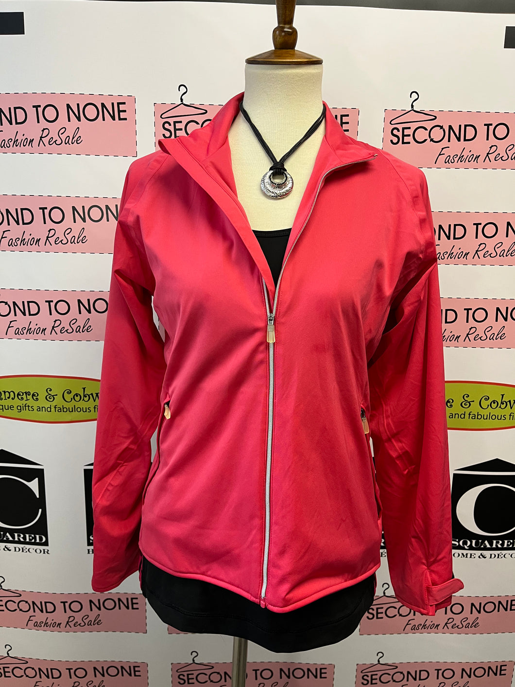 Adidas Hot Pink Jacket (Size S)