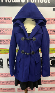 Royal Blue Toggle Front Coat (Size M)