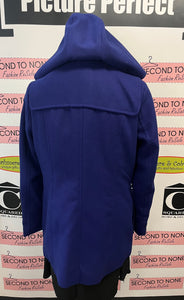 Royal Blue Toggle Front Coat (Size M)