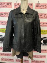 Load image into Gallery viewer, Vintage Jessica Black Zip Jacket (Size 10)
