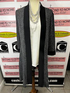 Black & Silver Long Duster